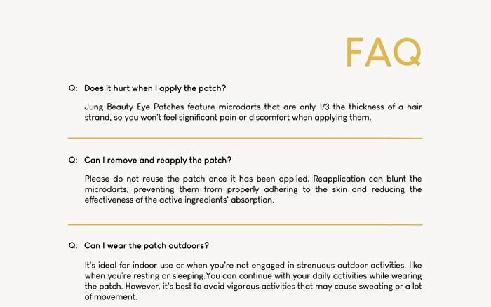 Firming Microdart Eye Patch with Bakuchiol, Niacinamide & Peptides - 1 Box (4 pairs)
