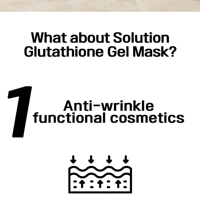 Solution Gel Mask - 6 Types - Glutathione