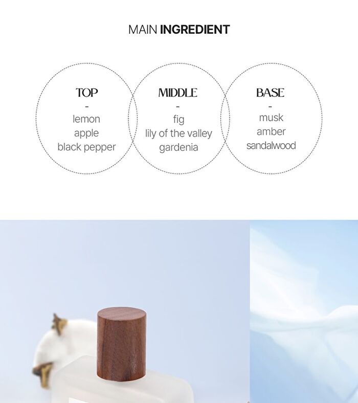 Homme Tattoo Perfume - 3 Types - White Cotton