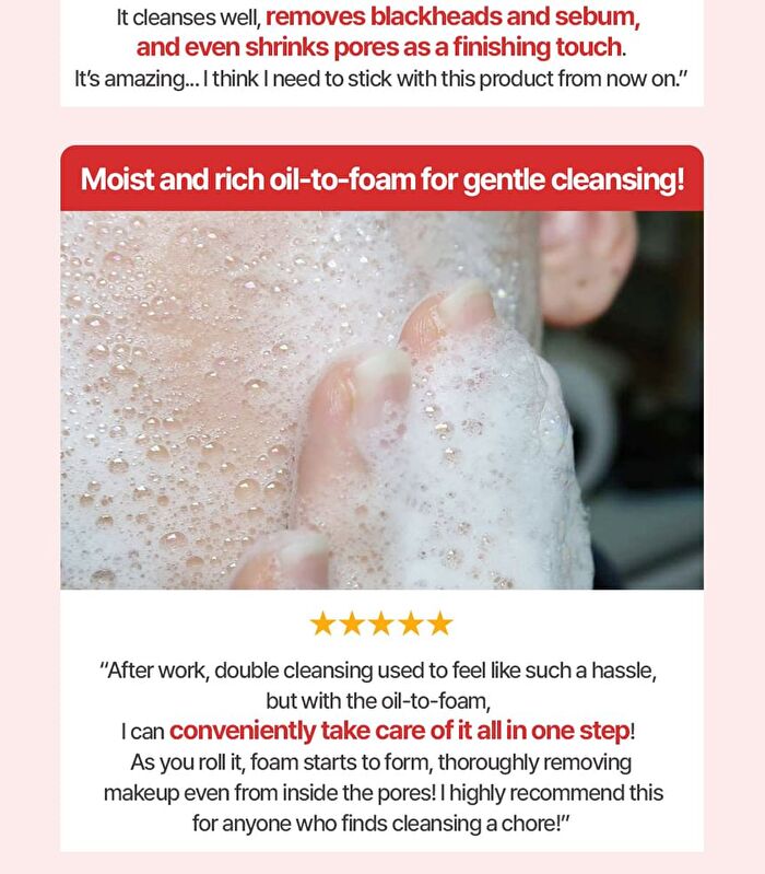 Pore Cleansing Oil To Foam - 200ml