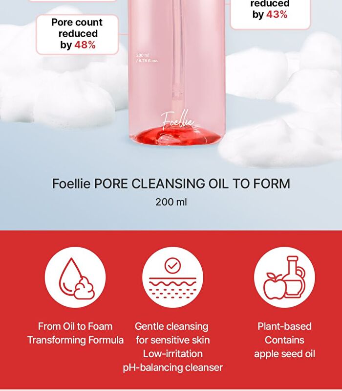 Pore Cleansing Oil To Foam - 200ml