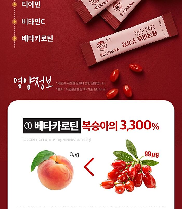 Red Yeast Rice Goji Berry Powder Stick - 2g x 30 sticks