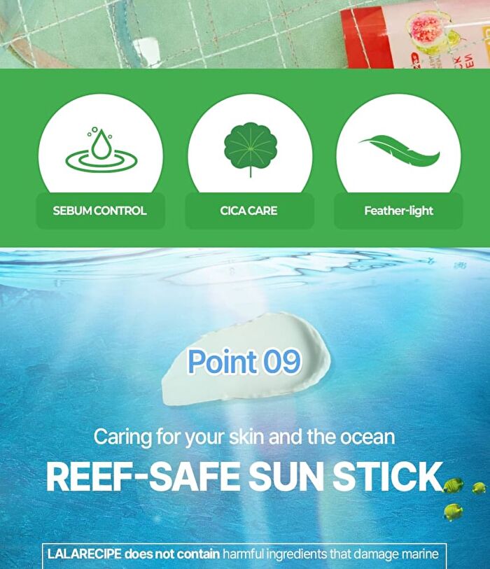 Lalarecipe Matcha Cica Sun Stick - 20g