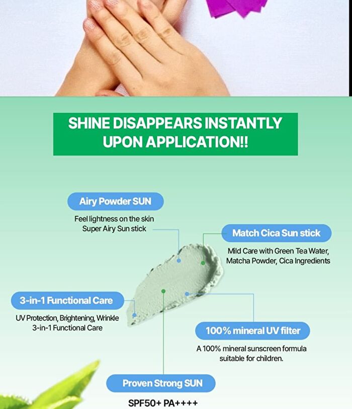 Lalarecipe Matcha Cica Sun Stick - 20g