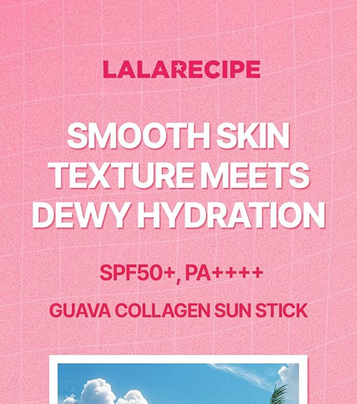 Lalarecipe Guava Collagen Sun Stick - 20g