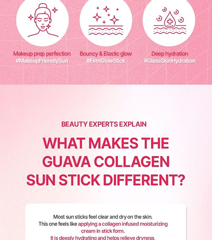 Lalarecipe Guava Collagen Sun Stick - 20g