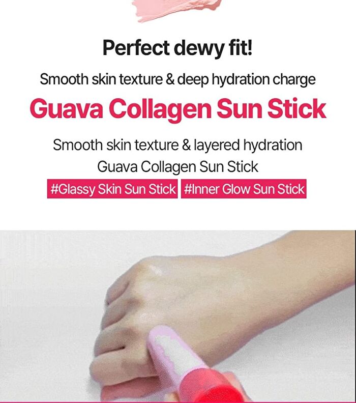 Lalarecipe Guava Collagen Sun Stick - 20g