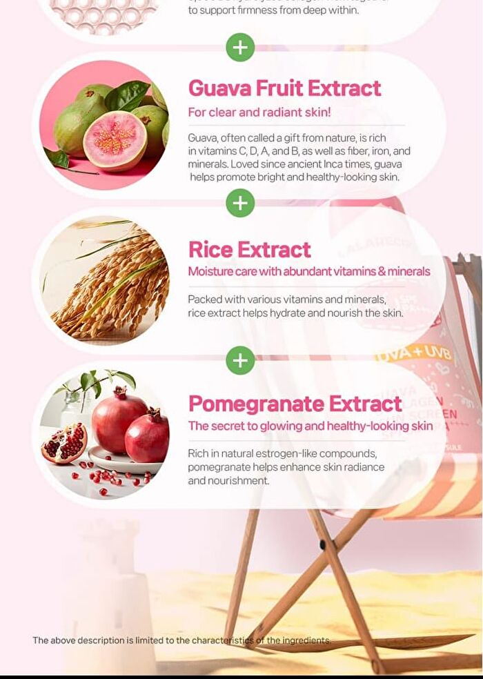 Lalarecipe Guava Collagen Sun Screen Set - 3 pcs