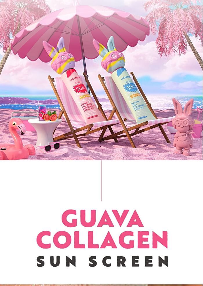 Lalarecipe Guava Collagen Sun Screen Set - 3 pcs