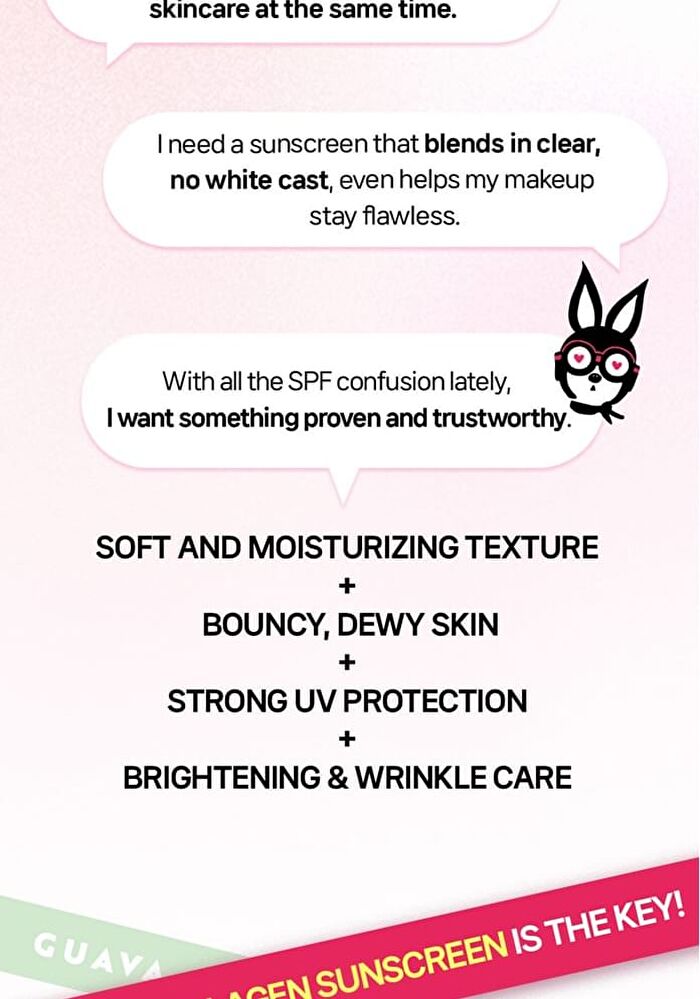 Lalarecipe Guava Collagen Sun Screen Set - 3 pcs