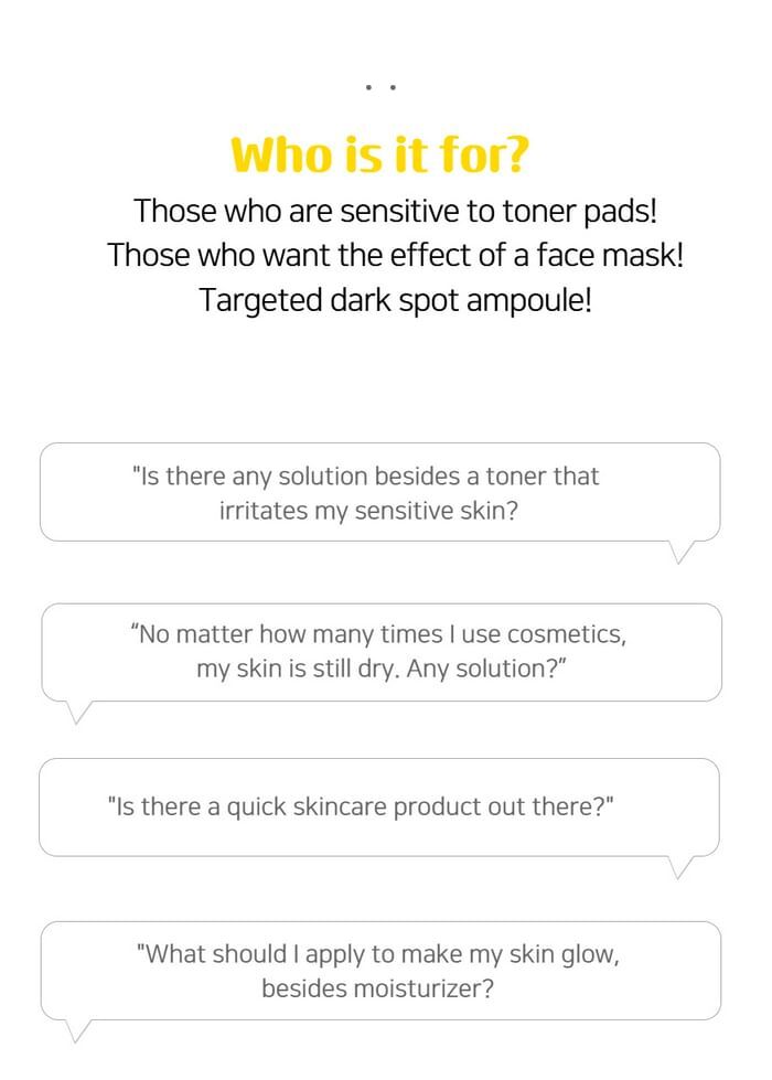 Lalarecipe Yuzu Vita C Ampoule Pad - 80 pads