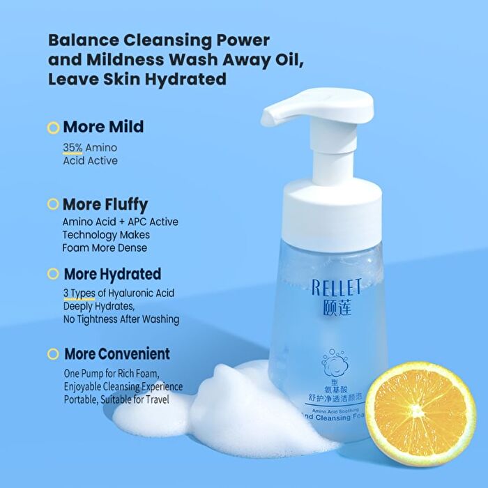 Rellet Comfortable And Clean Amino Acid Foam - 150ml