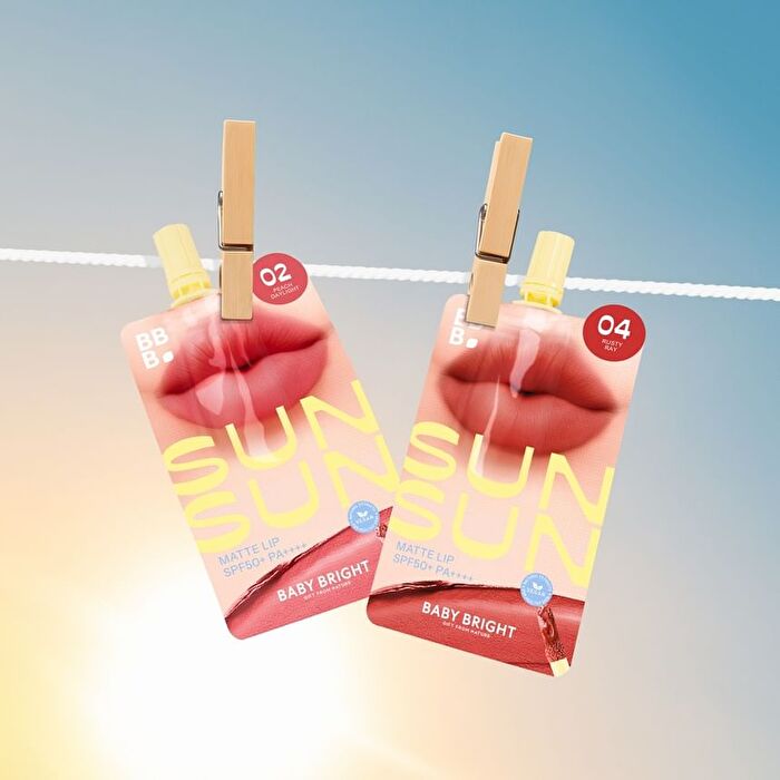 Sunsun Matte Lip SPF 50+ PA++++ - 02 Peach Daylight
