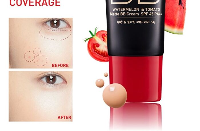 Watermelon & Tomato Matte BB Cream SPF 45 PA++ - 21 Light Beige