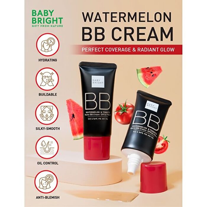 Watermelon & Tomato Matte BB Cream SPF 45 PA++ - 23 True Beige
