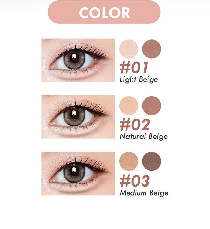 Eyedol Dolly Eye - 02 Natural Beige