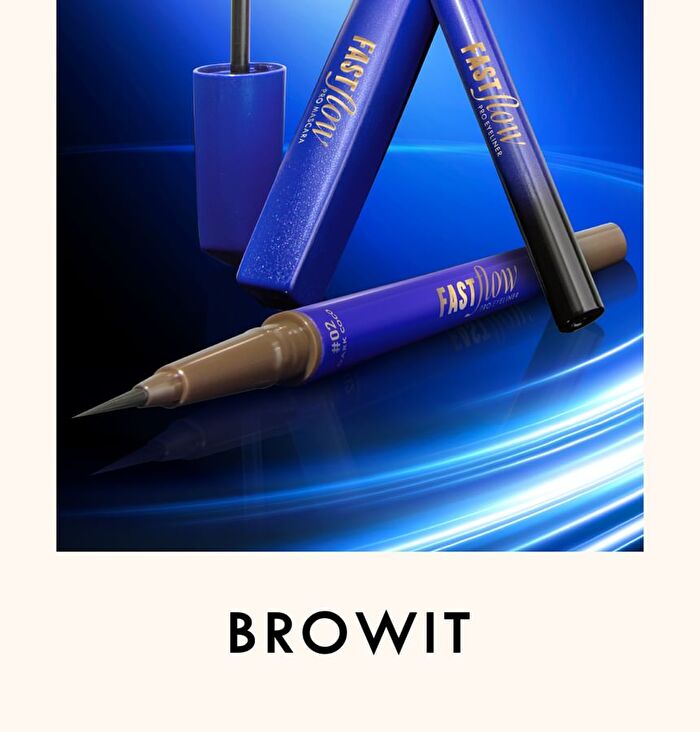 Fast Flow Pro Eyeliner - 01 Black Mood