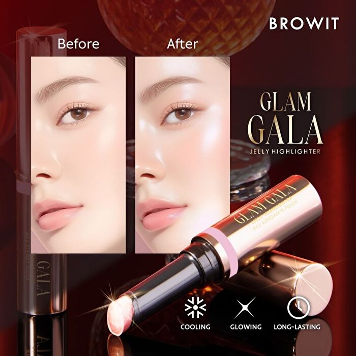 Glam Gala Jelly Highlighter - 03 Morganite Peach