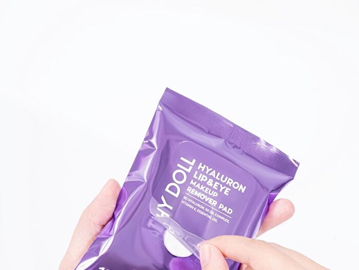 Hyaluron Lip and Eye Makeup Remover Pad - 25 pcs