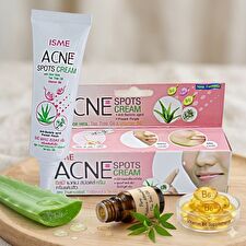Isme Acne Spots Cream with Aloe Vera, Tea Tree Oil & Vitamin B6 - 10g