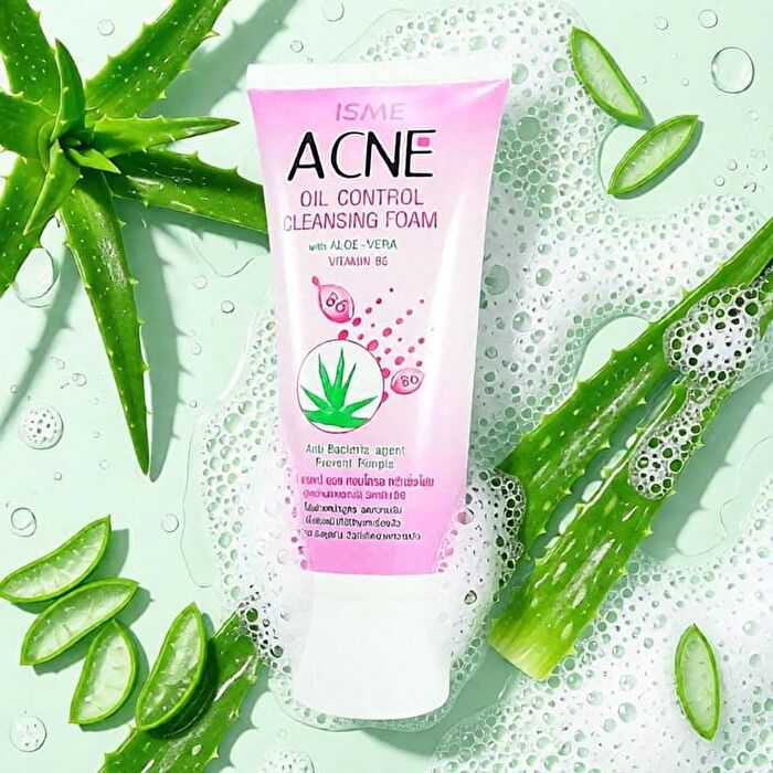 Isme Acne Oil Control Cleansing Foam with Aloe Vera & Vitamin B6 - 60g