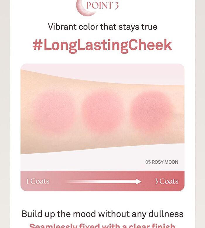 Half-Moon Cheek - 7 Colors - #03 Lilac Moon