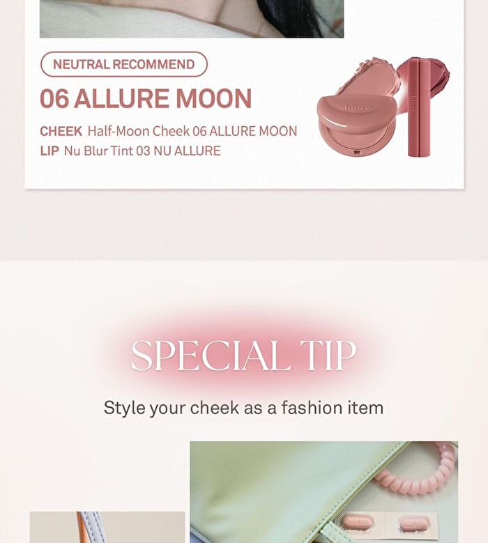Half-Moon Cheek - 7 Colors - #03 Lilac Moon