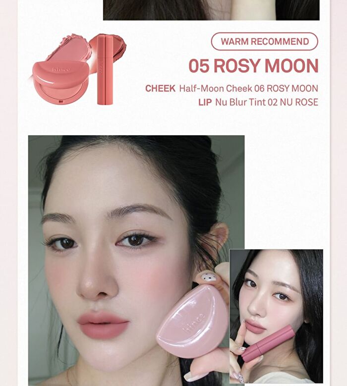 Half-Moon Cheek - 7 Colors - #05 Rosy Moon