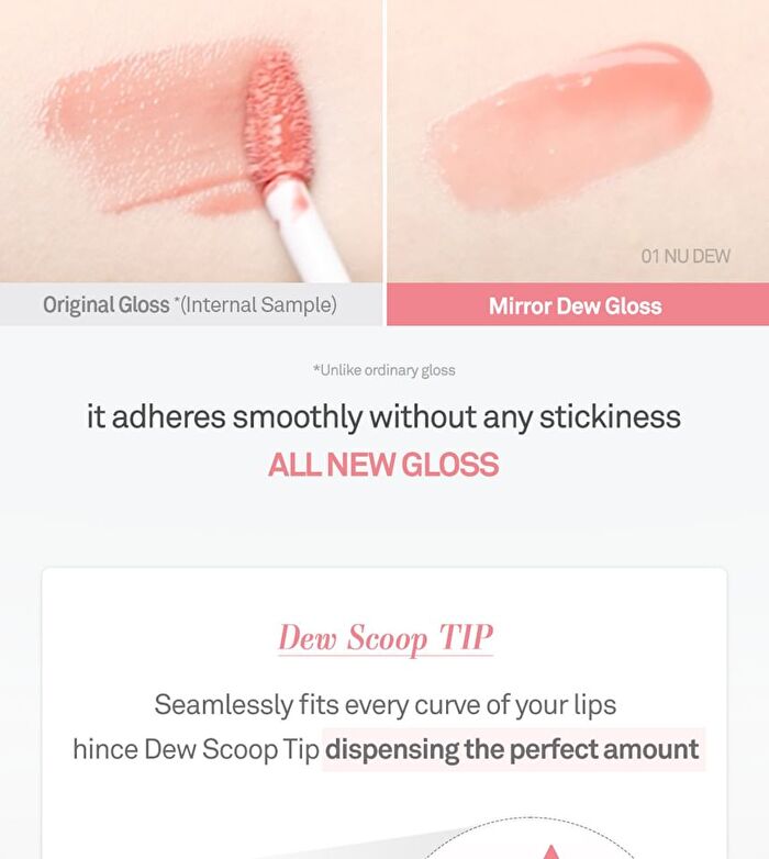 Mirror Dew Gloss - 8 Colors - #01 Nu Dew