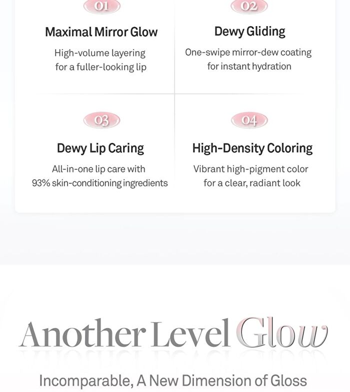 Mirror Dew Gloss - 8 Colors - #01 Nu Dew