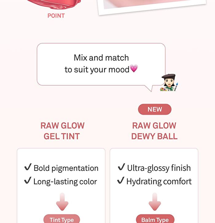 Raw Glow Gel Tint - 22 Colors - #R017 Raw Peach
