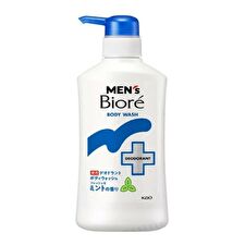 Kao Men's Biore Medicated Deodorant Body Wash Fresh Mint - 420ml