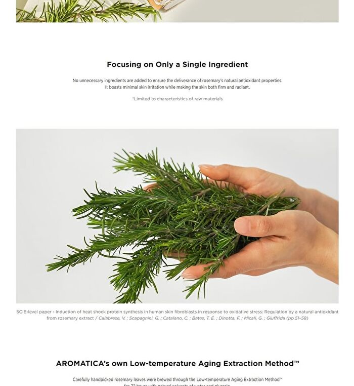 Aromatica YesStyle Exclusive Vitalizing Rosemary Concentrated Essence Mini - 30ml