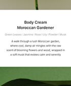 Body Cream Moroccan Gardener - 200ml