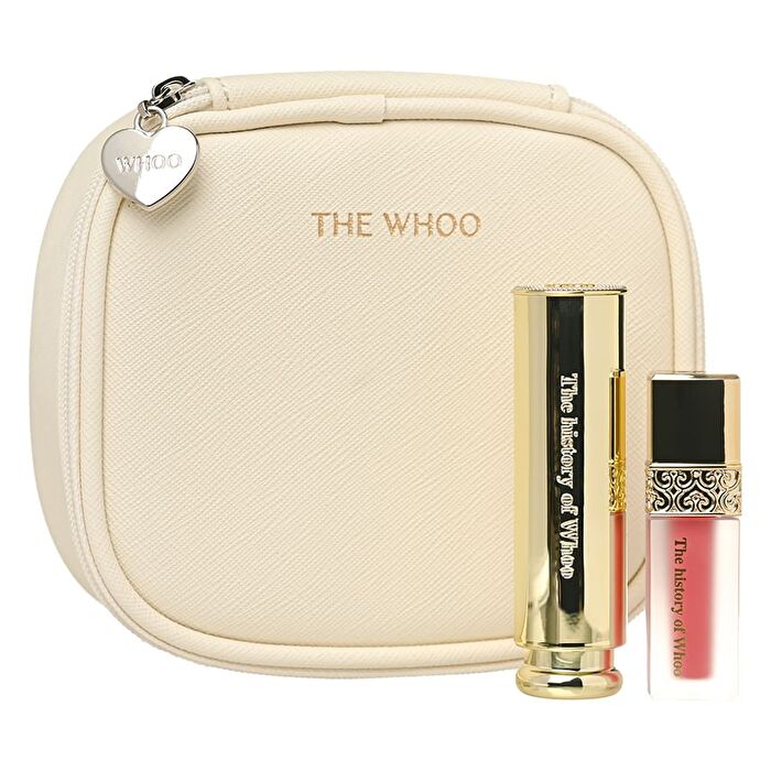 The Whoo Gongjinhyang Mi Glow Lip Balm Special Set - 3 Colors - Royal Red