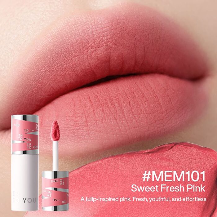Into You Shero Super Matte Lip & Cheek Mud 2.0 - 8 Colors - #EM05 Sunset Nude - 2g  (2.0 ver)