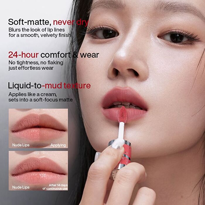 Into You Shero Super Matte Lip & Cheek Mud 2.0 - 8 Colors - #EM10 Rose Taupe - 2g  (2.0 ver)