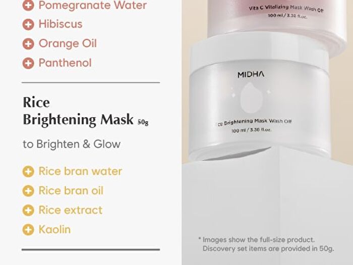 Rice Wash-off Mask Discovery Set - 3 pcs