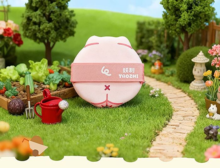 Yaozhi Butt Family Powder Puff Set - 8 Types - Set A (6pcs)