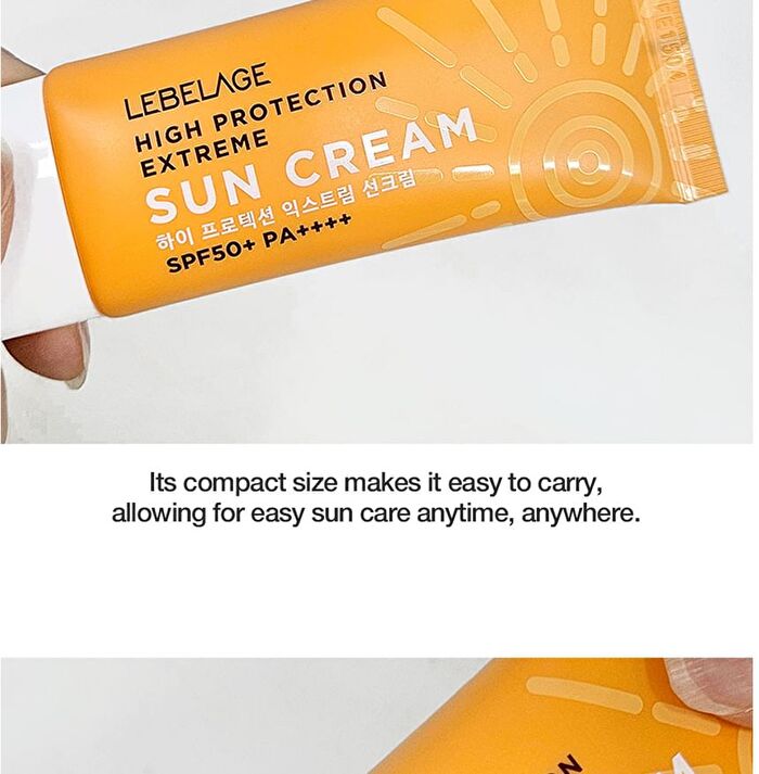 High Protection Sun Cream Sachet - 3 Types - Daily No Sebum