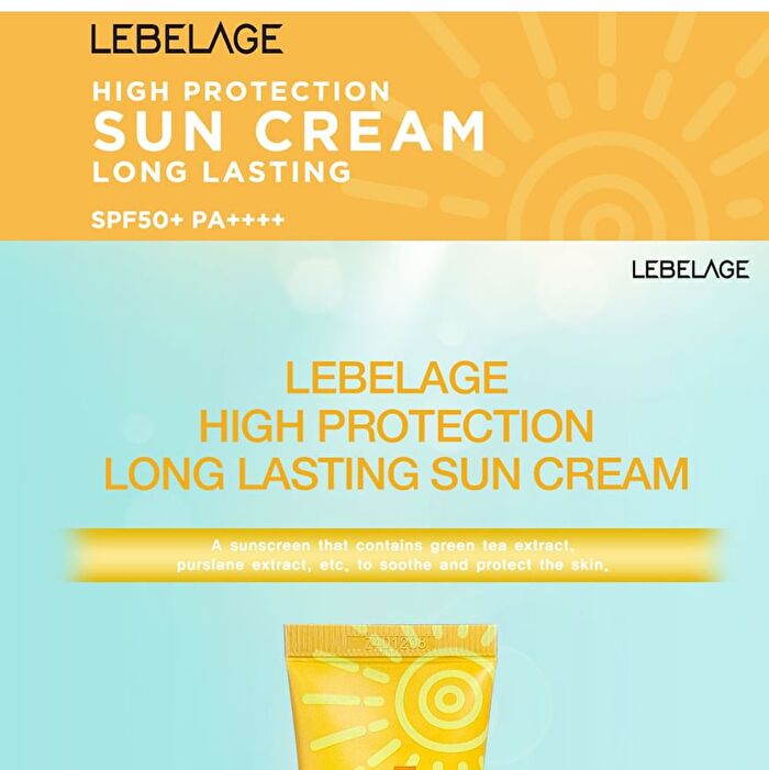 High Protection Sun Cream Sachet - 3 Types - Long Lasting