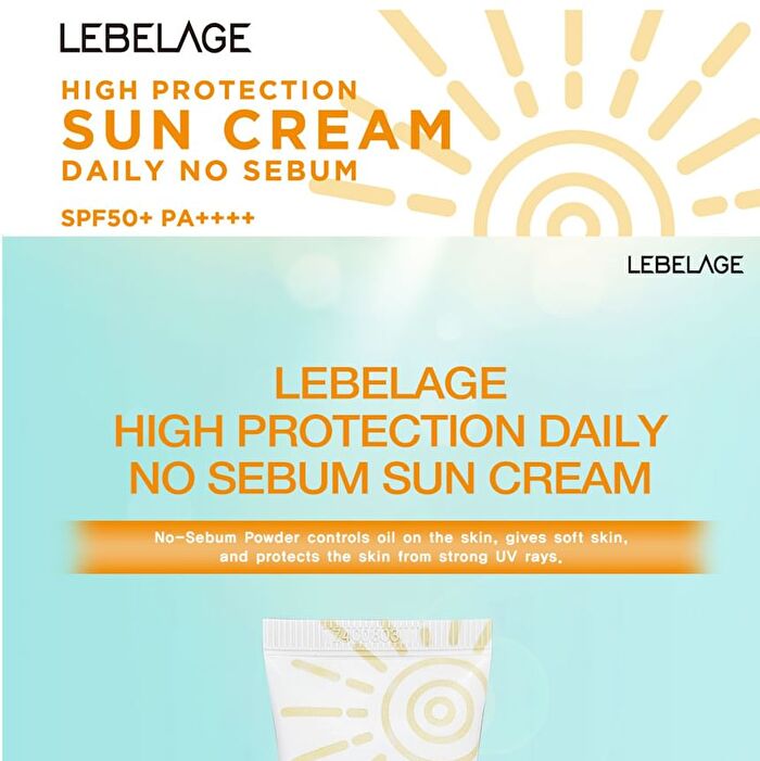 High Protection Sun Cream Sachet - 3 Types - Long Lasting