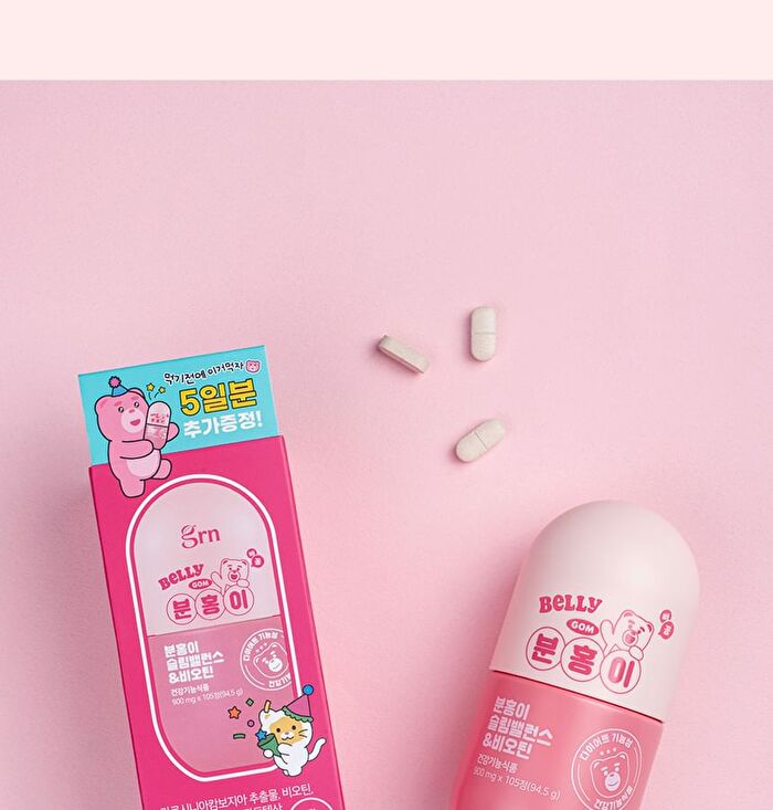 Pink Slim Balance & Biotin Bellygom Edition - 900mg x 105 tablets