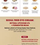 Ksecret YesStyle Exclusive SEOUL 1988 Eye Cream : Retinal Liposome 4% + Fermented Bean Mini - 10ml