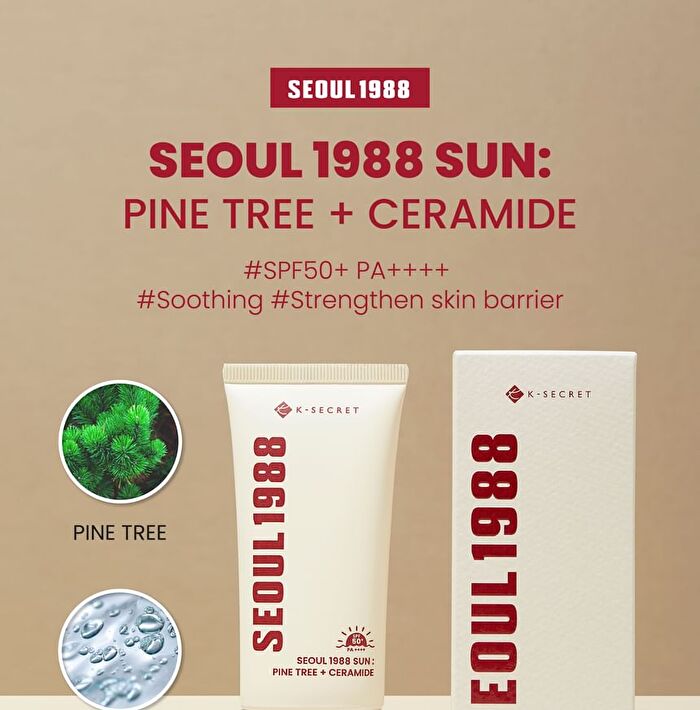 Ksecret YesStyle Exclusive SEOUL 1988 Sun : Pine Tree + Ceramide Mini - 15ml