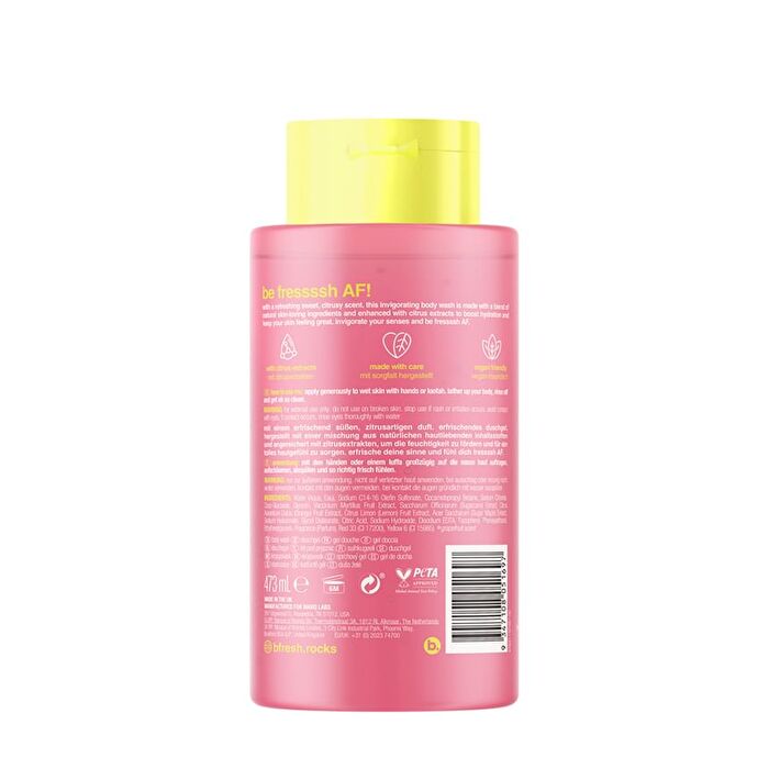 b.fresh fressssh AF! - invigorating body wash - 473ml