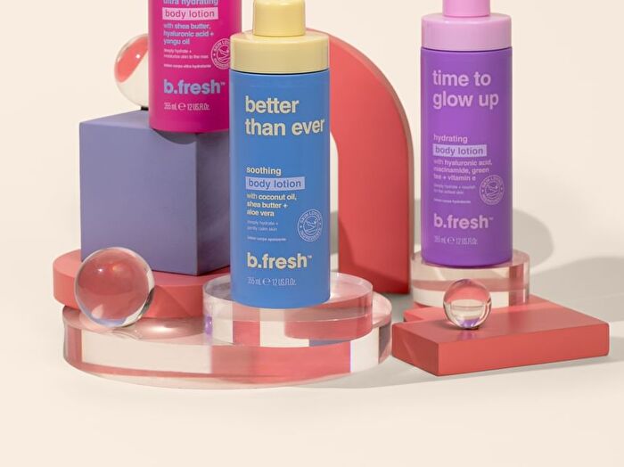 b.fresh time to glow up - hydrating body lotion - 355ml