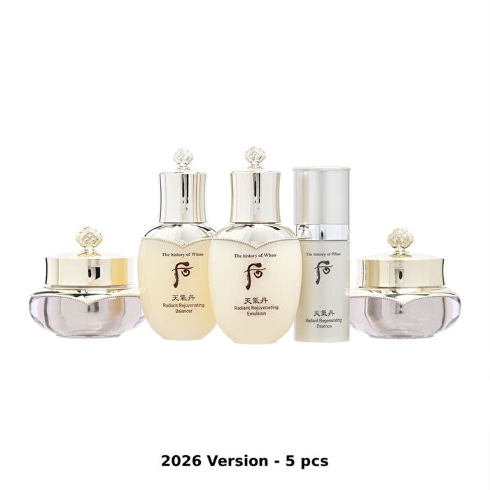 The Whoo Cheongidan Radiant 5pcs Gift Set - 2026 Version - 5 pcs