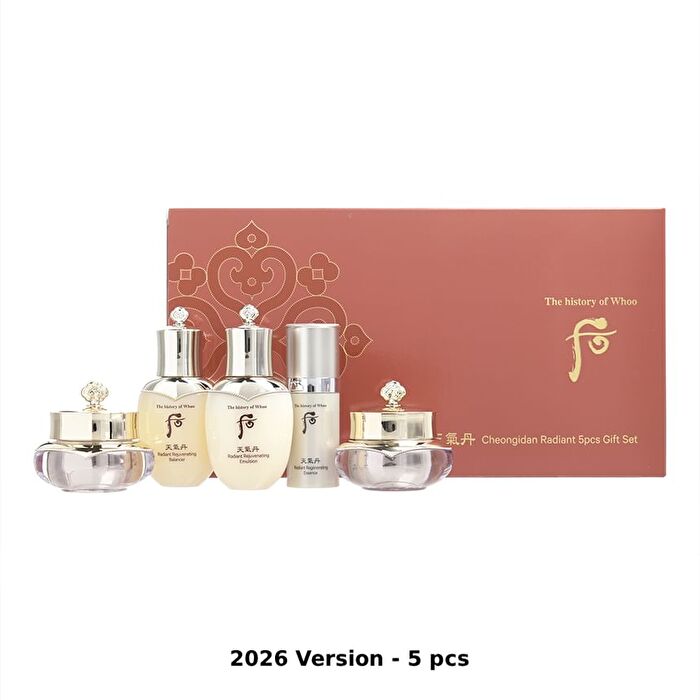 The Whoo Cheongidan Radiant 5pcs Gift Set - 2026 Version - 5 pcs