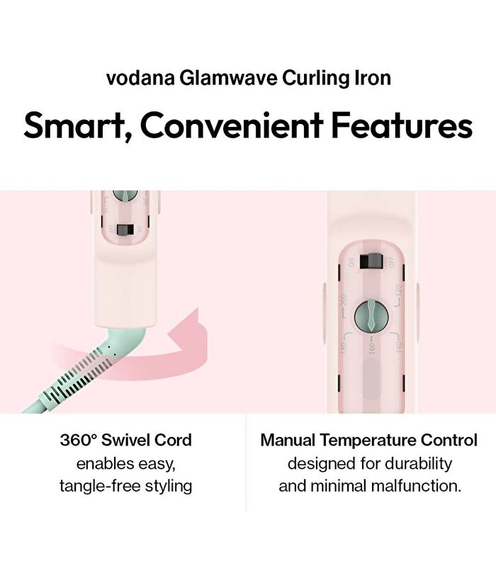Softbar Flat Iron - 5 Types - Pink Vanilla